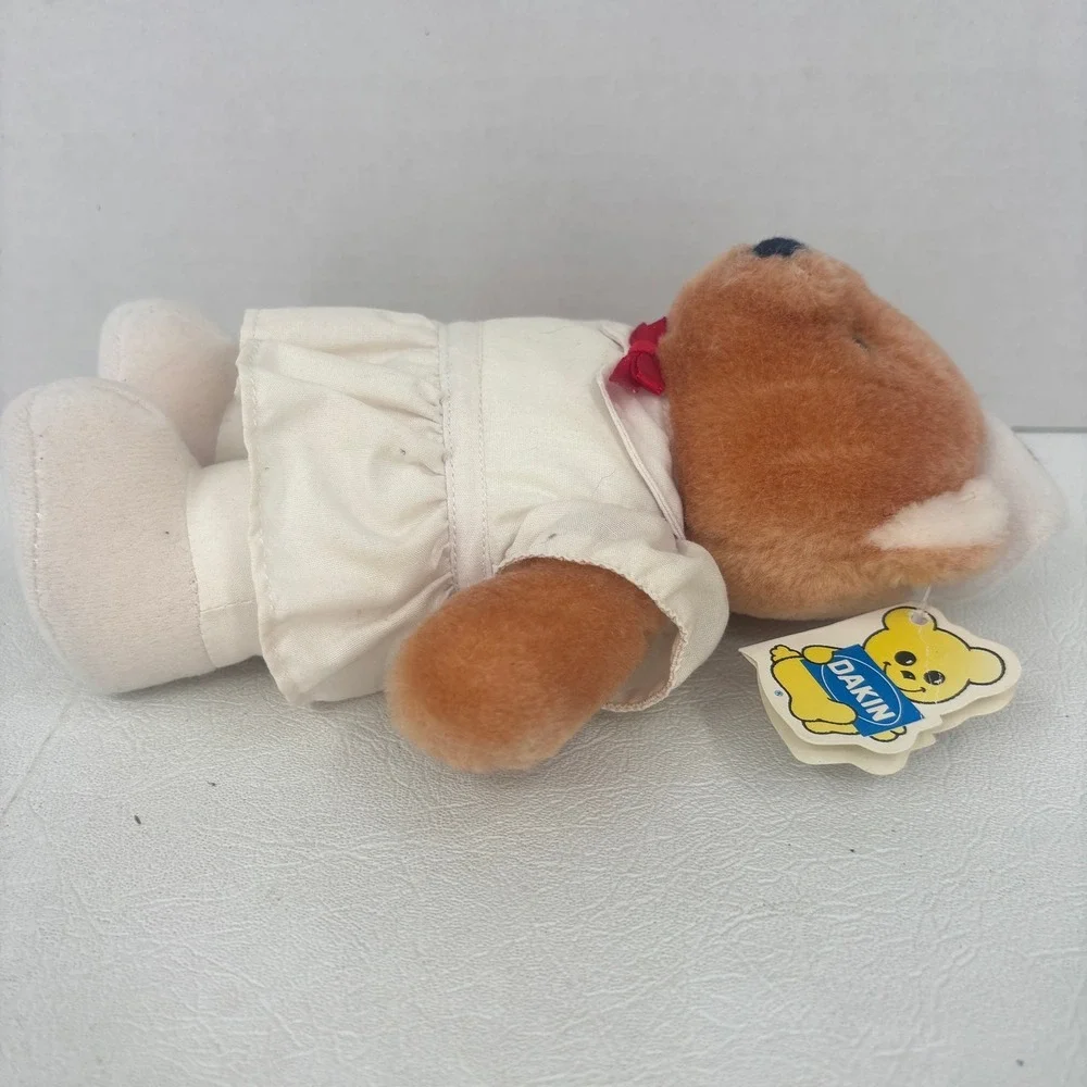 Dakin Nancy Bear Nurse Plush Nature Babies 8 Inch Stuffed Animal Vintage 1985